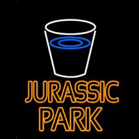 Jurassic Park Neon Skilt