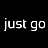 Just Go Neon Skilt