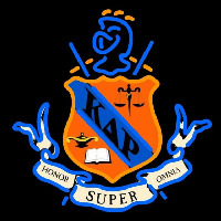 Kappa Delta Rho Chapters Logo Neon Skilt