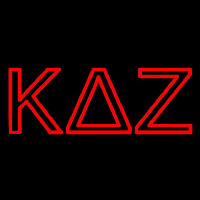 Kappa Delta Zeta Neon Skilt