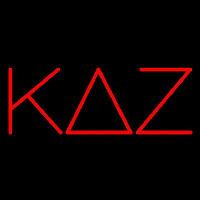 Kappa Delta Zeta Neon Skilt