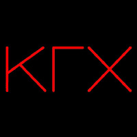 Kappa Gamma Chi Sorority Neon Skilt