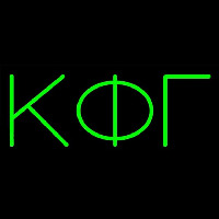Kappa Phi Gamma Neon Skilt