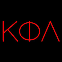 Kappa Phi Lambda Neon Skilt
