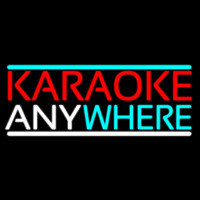 Karaoke Anywhere Neon Skilt