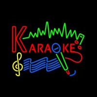 Karaoke Music  Neon Skilt