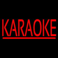 Karaoke Red Line Neon Skilt