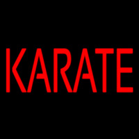 Karate Neon Skilt