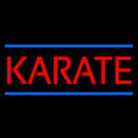 Karate Neon Skilt