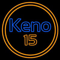 Keno 15 4 Neon Skilt