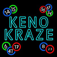 Keno Kraze Neon Skilt