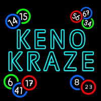 Keno Kraze Neon Skilt