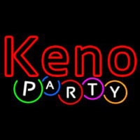 Keno Party Neon Skilt