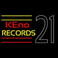 Keno Records 21 2neon Sign Neon Skilt