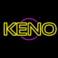 Keno With Ball 1 Neon Skilt