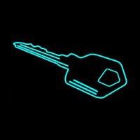 Key Neon Skilt