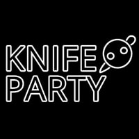 Knife Party Neon Skilt