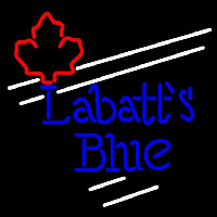 Labatt Blue Maple Leaf White Border Beer Sign Neon Skilt