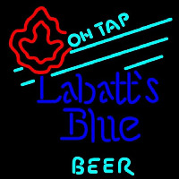Labatt Blue On Tap Beer Sign Neon Skilt