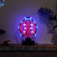 Ladybird Desktop Neon Skilt