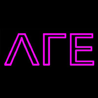 Lambda Gamma Epsilon Neon Skilt