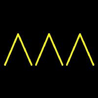 Lambda Lambda Lambda Neon Skilt