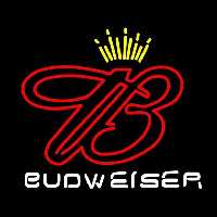 Large Budweiser Crown Beer Sign Neon Skilt