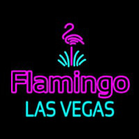 Large Flamingo Hotel Las Vegas Neon Skilt