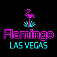 Large Flamingo Hotel Las Vegas Neon Skilt