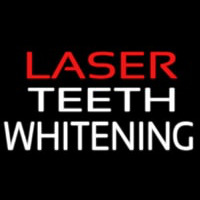 Laser Teeth Whitening Neon Skilt