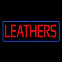Leathers Neon Skilt