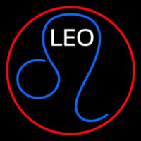 Leo Zodiac Neon Skilt