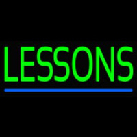 Lessons Neon Skilt