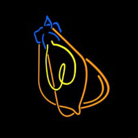 Lightbulb Chandelier Neon Skilt