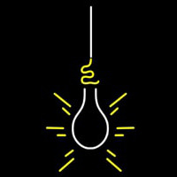 Lighting Bulb Neon Skilt