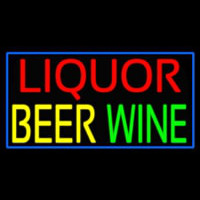 Liquor Beer Wine Neon Skilt