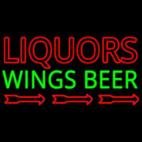 Liquor Wings Beer Neon Skilt