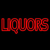 Liquors Neon Skilt