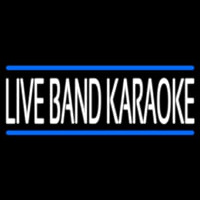 Live Band Karaoke Neon Skilt