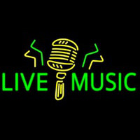 Live Music Mike Neon Skilt