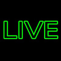 Live Neon Skilt