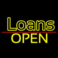 Loans Open Neon Skilt