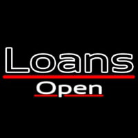 Loans Open Neon Skilt