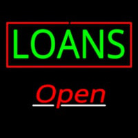 Loans Open Neon Skilt