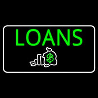 Loans With Logo Neon Skilt