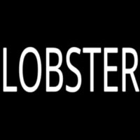 Lobster Block Neon Skilt