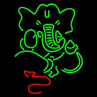 Lord Ganesha Neon Skilt