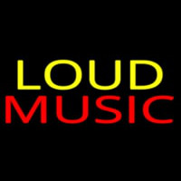 Loud Music Neon Skilt