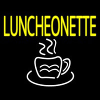 Luncheonette With Coffee Neon Skilt