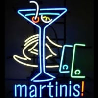 MARTINIS COCKTAIL Neon Skilt